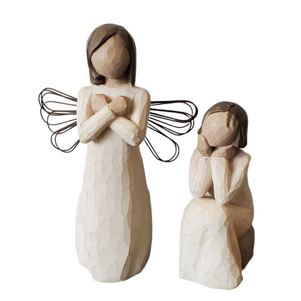 Willow‎ Tree Lot Lordi 2001 2003 Sign For Love Angel Of Caring Missing Wings
